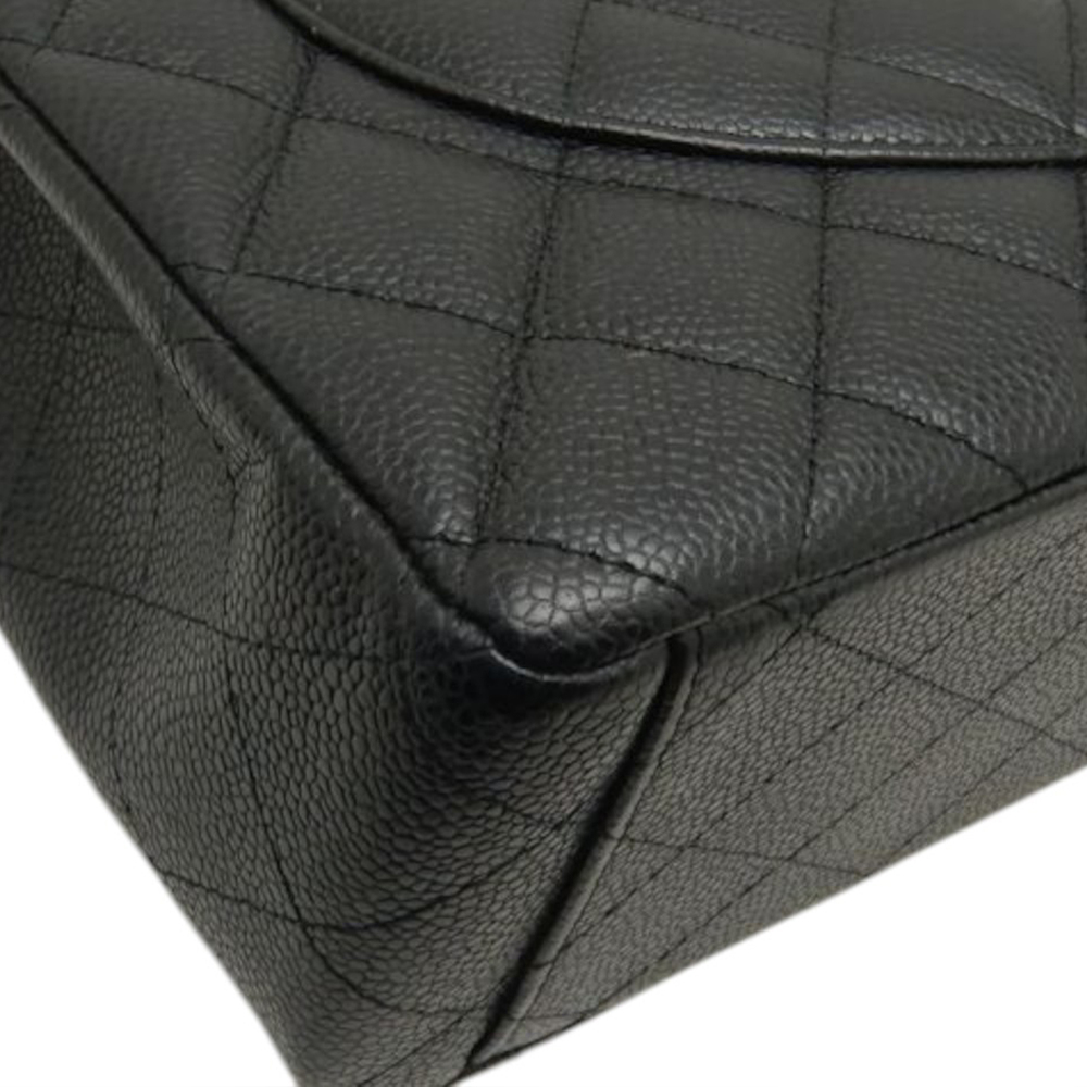 Pre-Loved Chanel Maxi Classic Caviar Double Flap - Picture 9 of 12